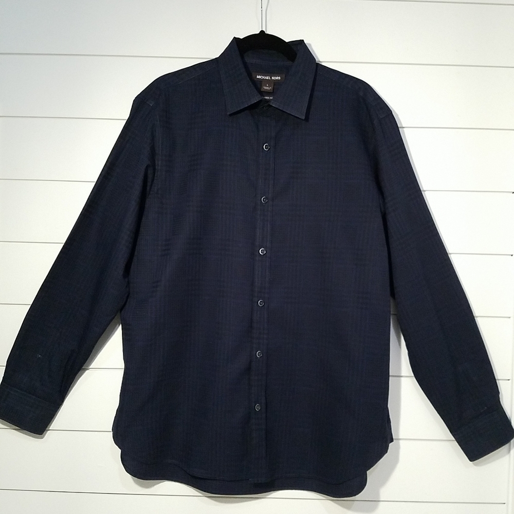 Michael Kors Checkered Dress Shirt